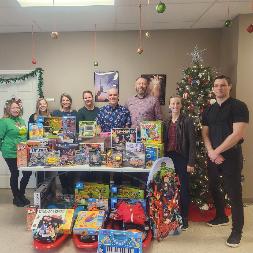 Sport NL and Provincial Sports Organizations donate gifts in support of Happy Tree!